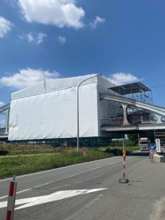 Rénovation du Pont Busteau à Ghlin : REDECO poursuit le chantier